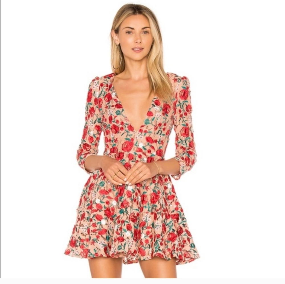 Lovers‎ + Friends Vira Floral Dress Small